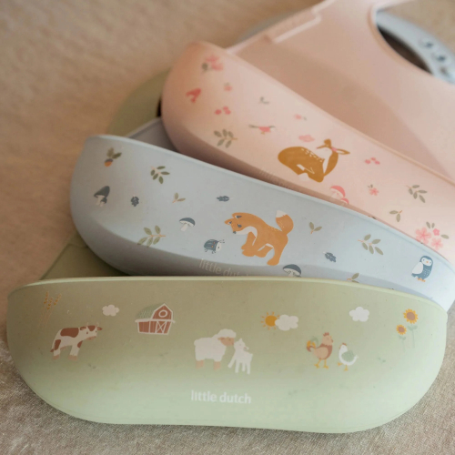 Bavaglio silicone con tasca - Fairy Garden