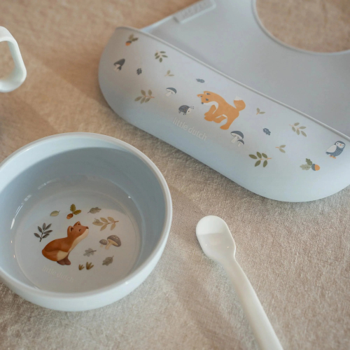 Bavaglio silicone con tasca - Forest Friends