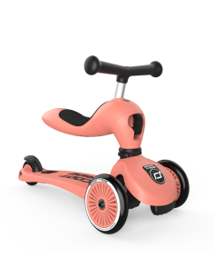 Monopattino e Triciclo cavalcabile 2in1 Highwaykick 1 - Pesca - Da 1 a 5 anni