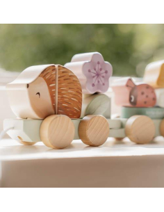 Trenino in legno impilabile - Fairy Garden 2