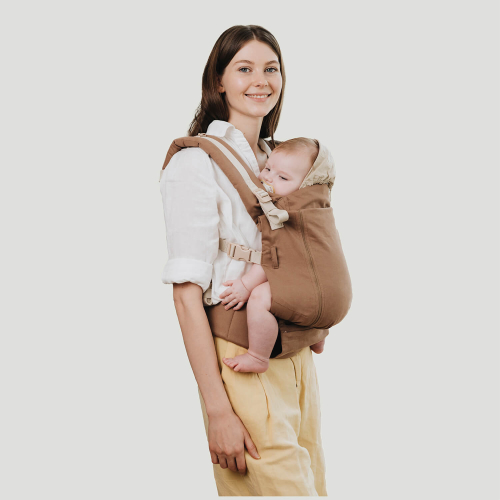 Marsupio Ergonomico regolabile - ONE 0-24 mesi - Pecan Organic
