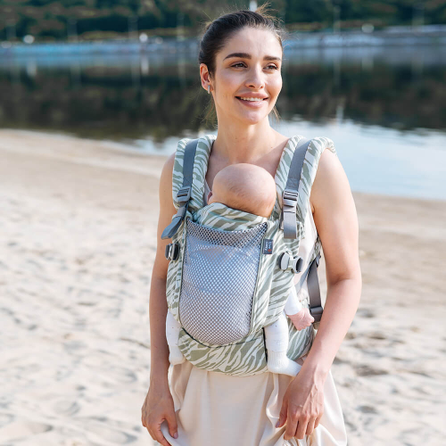 Marsupio Ergonomico regolabile - ONE 0-24 mesi - Bamboo Lemongrass