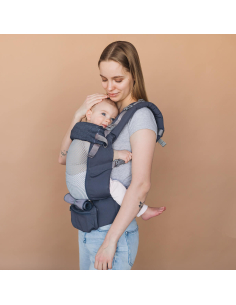 Marsupio Ergonomico regolabile - AIR X 4-36 mesi - Carbon