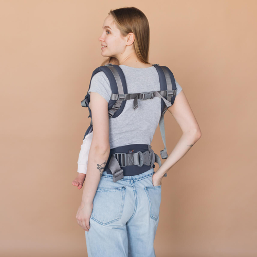 Marsupio Ergonomico regolabile - AIR X 4-36 mesi - Carbon