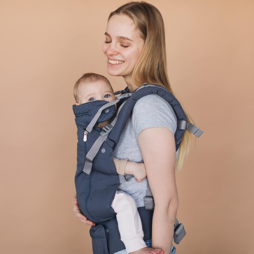 Marsupio Ergonomico regolabile - AIR X 4-36 mesi - Carbon