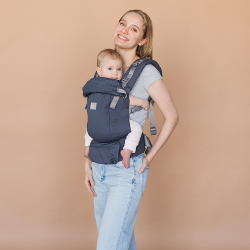 Marsupio Ergonomico regolabile - AIR X 4-36 mesi - Carbon