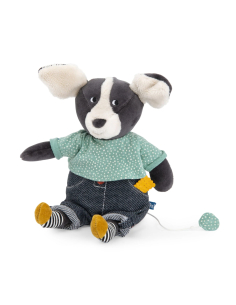 Peluche Cane Puce & Pilou - Carillon musicale