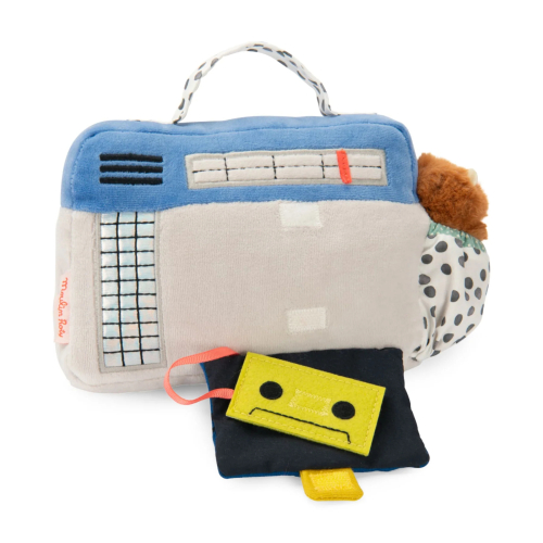 Peluche Radio Puce & Pilou - Carillon musicale