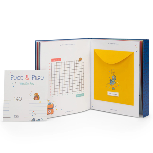 Libro nascita - (80 pagine) Puce e Pilou