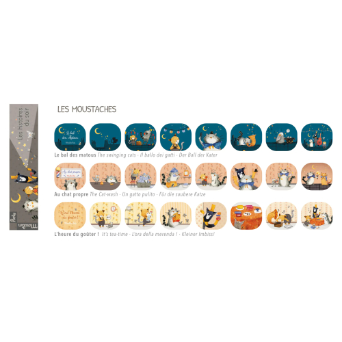 Lampada proietta storie della buonanotte - Les Moustaches