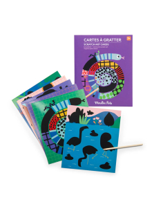 Carte da grattare - Scratch Art - Les Toupitis