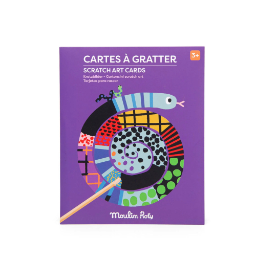 Carte da grattare - Scratch Art - Les Toupitis