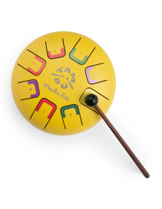 Tambù - Tamburo piccolo con linguette in metallo - giallo