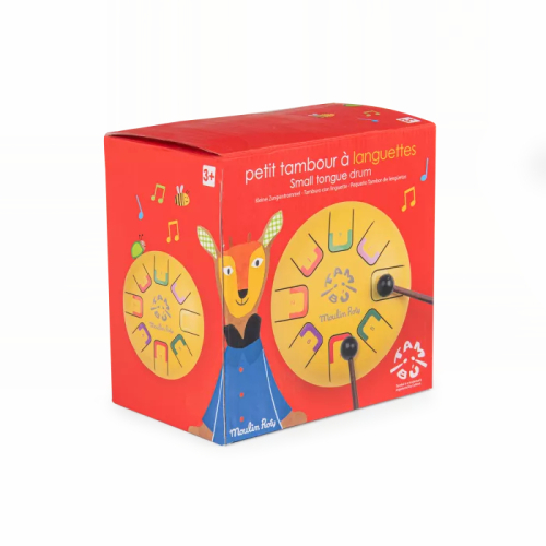 Tambù - Tamburo piccolo con linguette in metallo - giallo