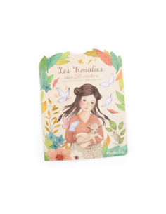 LIBRO da colorare con 230 adesivi - Les Rosalies