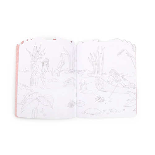 LIBRO da colorare con 230 adesivi - Les Rosalies LIBRO da colorare con 230 adesivi - Les Rosalies