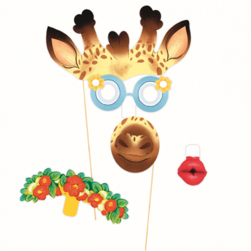 Kit fai da te - Crea Photobooth - La festa degli animali