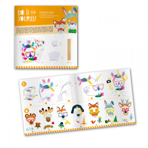 Kit fai da te - Crea Photobooth - La festa degli animali