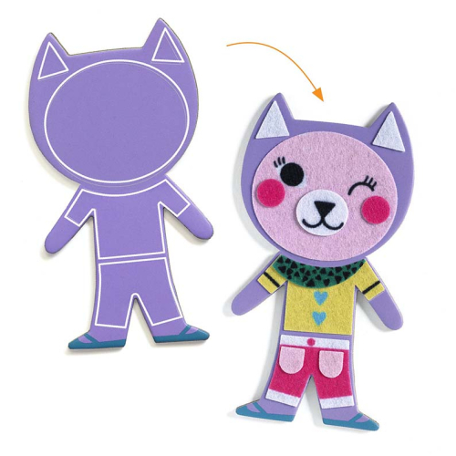 Kit fai da te - 15 MAGNETi da decorare - Animali Kit fai da te - 15 MAGNETi da decorare - Animali