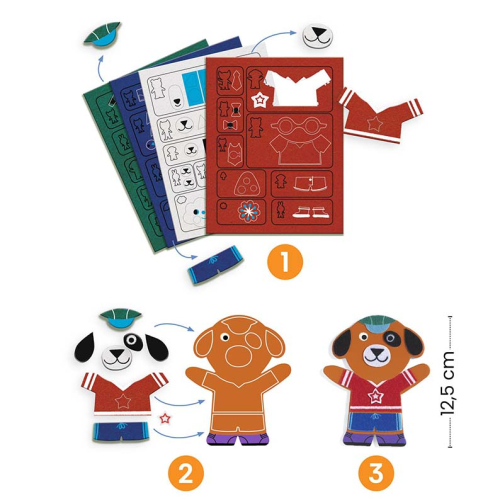 Kit fai da te - 15 MAGNETi da decorare - Animali Kit fai da te - 15 MAGNETi da decorare - Animali