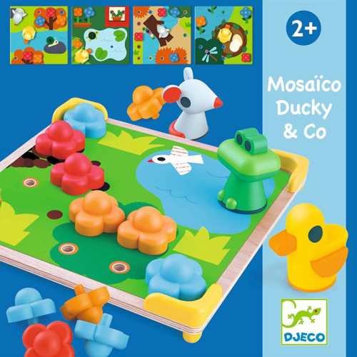 Gioco Mosaico con chiodini 2+ - Ducky & Co Gioco Mosaico con chiodini 2+ - Ducky & Co