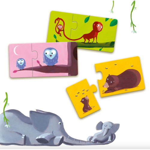 Duo puzzle - Mamma e Bambini