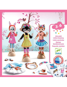 Collage Attacca e stacca – I VESTITI dei GATTINI