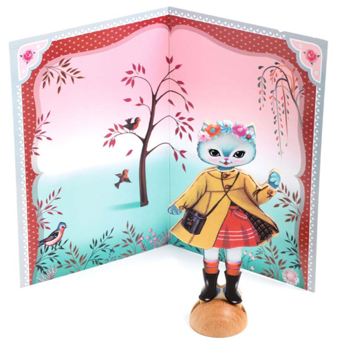 Collage Attacca e stacca – I VESTITI dei GATTINI