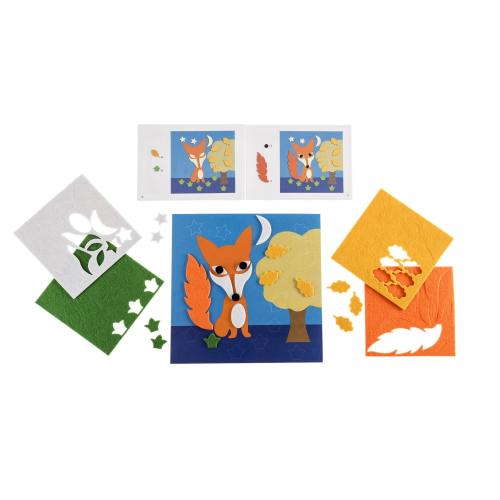 Collage di feltro - Dalla Natura