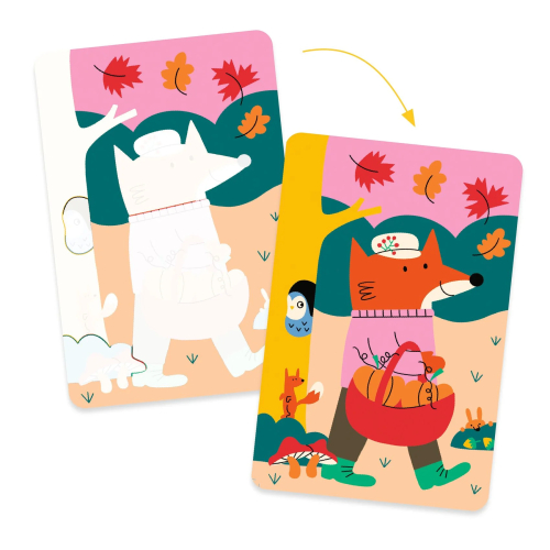 Disegni magici da colorare con acqua - 4 stagioni