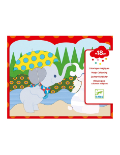 Disegni magici da colorare con acqua - Animali ALL'APERTO
