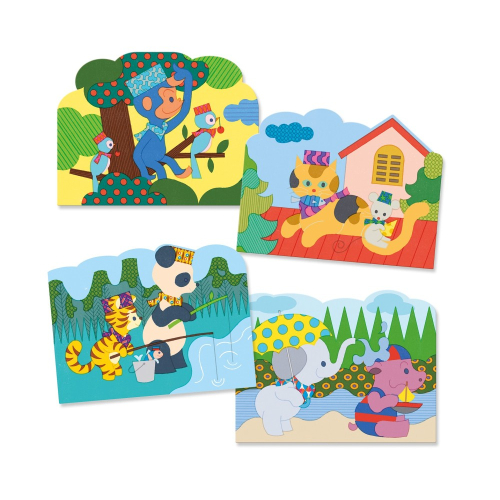 Disegni magici da colorare con acqua - Animali ALL'APERTO Disegni magici da colorare con acqua - Animali ALL'APERTO