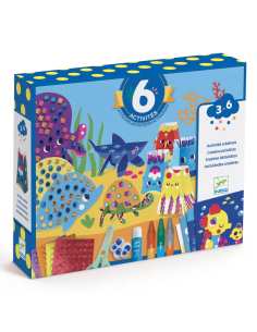 Kit attività creative - Animali del mare - 6 attività