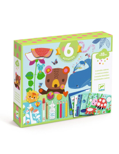 Kit ATTIVITÀ CREATIVE - Topo e i suoi amici - 6 attività