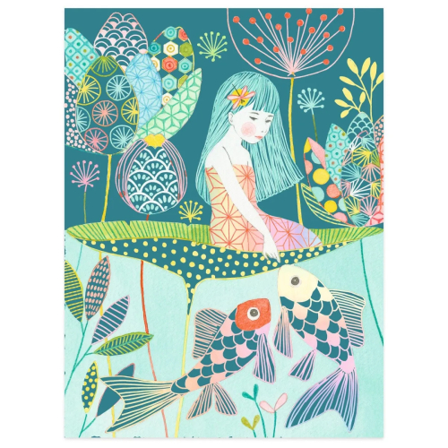 DISEGNI DA GRATTARE - Vicino allo stagno