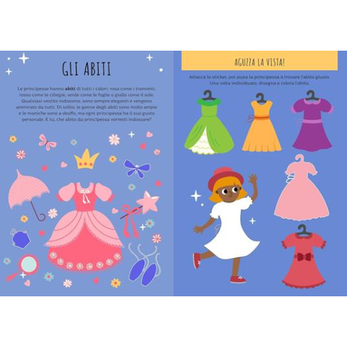Stickers e attività - Le Principesse