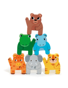 Treno in legno con Animali 2