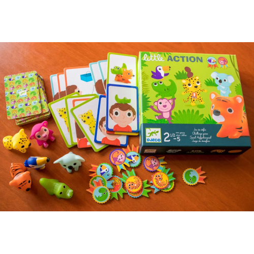 Gioco in scatola per bimbi piccoli - Animali in azione