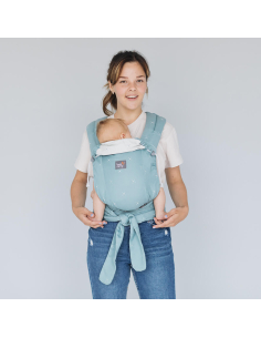 LoveTie - Half Buckle in cotone organico - Aquamarine