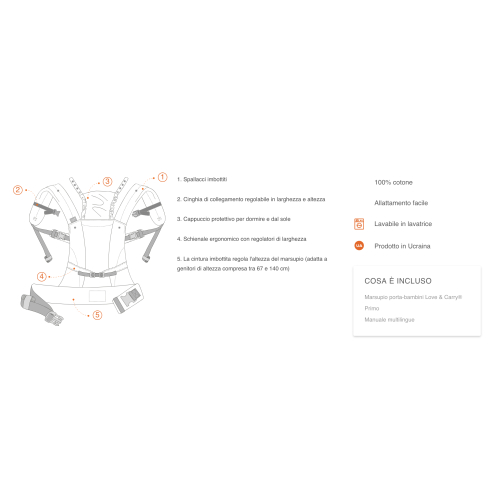 PRIMO - Portabebè - Vanilla