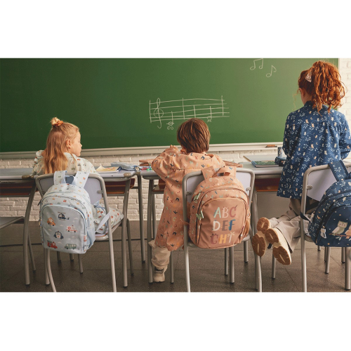 Zaino Medio - Little Red + portachiavi RED