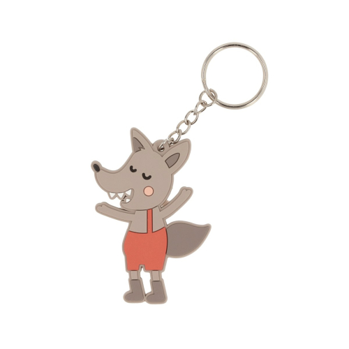 Zaino Medio - Little Pigs + portachiavi Lupo