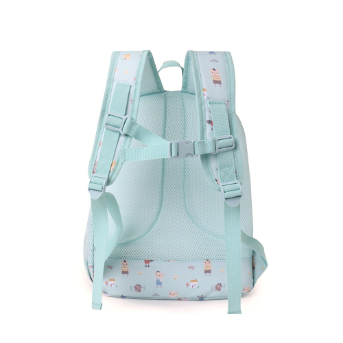 Zaino Medio - Little Pigs + portachiavi Lupo