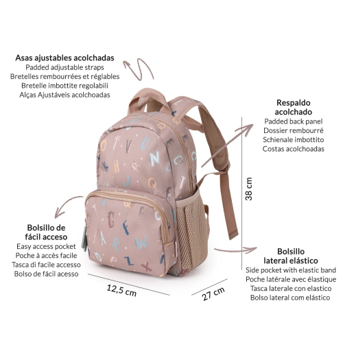 Zainetto A5 - Funny Letters