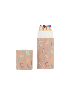 Tubo 12 pastelli - Funny Letters 2