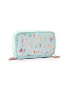 Astuccio porta colori doppia zip - The Three Little Pigs