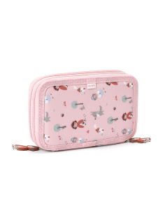 Astuccio porta colori doppia zip - Little Red