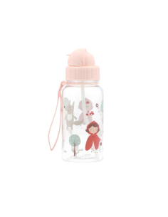 Borraccia Plastica con cannuccia - Little Red