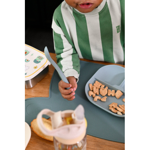 Set pappa in silicone - TINY BITS Mandarino - 4 pezzi