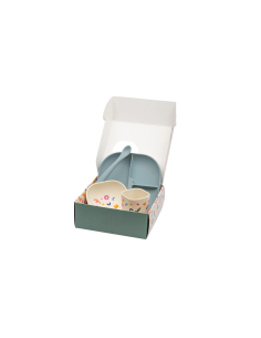 Set pappa in silicone - CONFETTI COBALTO - 4 pezzi 2